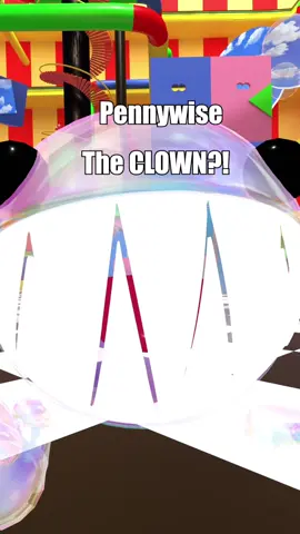 It’s pennywise boss #theamazingdigitalcircus #TADC #gaming #vrchat #bubbles 