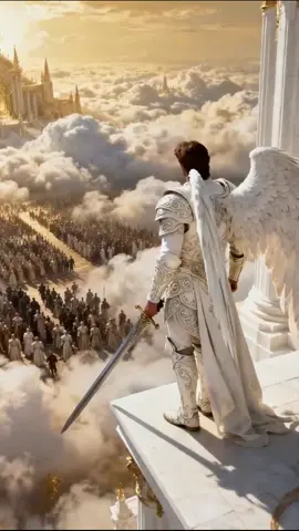 Angel army,ready to fight for God at all times.#heaven #aigenerated #faith #creed #angel   