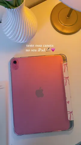 amando usar essa caneta 💗 tem rejeição de palma e demora muito pra descarregar (e eu uso bastante) #planner #foryou #dicas #canetaparaipad #plannerdigital 