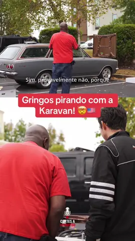 Gringos pirando com a Karavan nos EUA! 🇺🇸🔥 #ACF #Karavan #KaravanDoSEMA #SEMA #CarCulture      