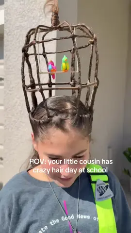 #fyp #crazyhairday #birdcage 