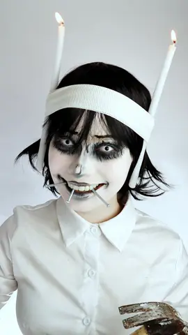 Creo que tengo un tornillo suelto 🔨🕯️ #souichitsujii #junjiito #halloweenmakeup #cosplay 