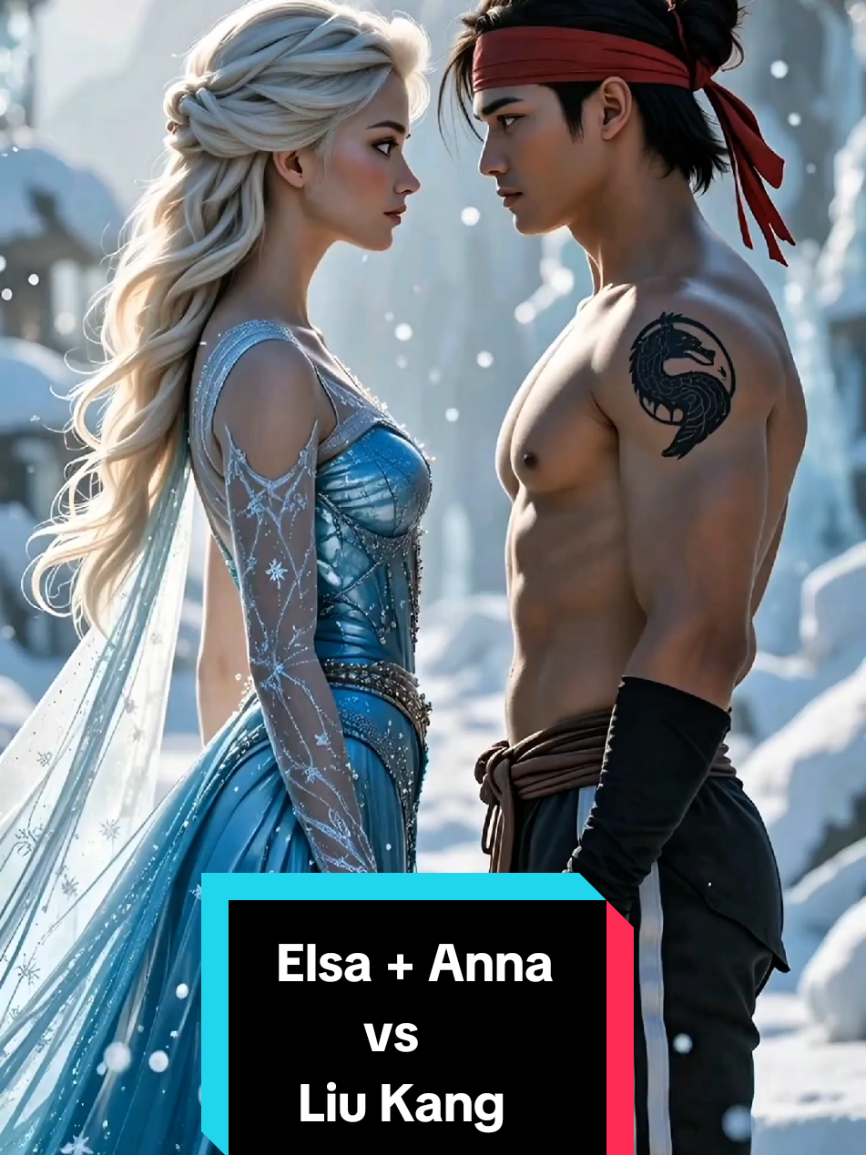 Elsa + Anna vs. Liu Kang: Versão IA