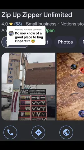 Replying to @Rachel they sell zippers at Trim 4 less (in bulk) but if you’re looking to only buy like one or two zippers, this place has tons of options (: hope this helps!! #zipupzipperlosangeles #fashiondistrict #sewingnotions #sewingtok #sewingsupplies 