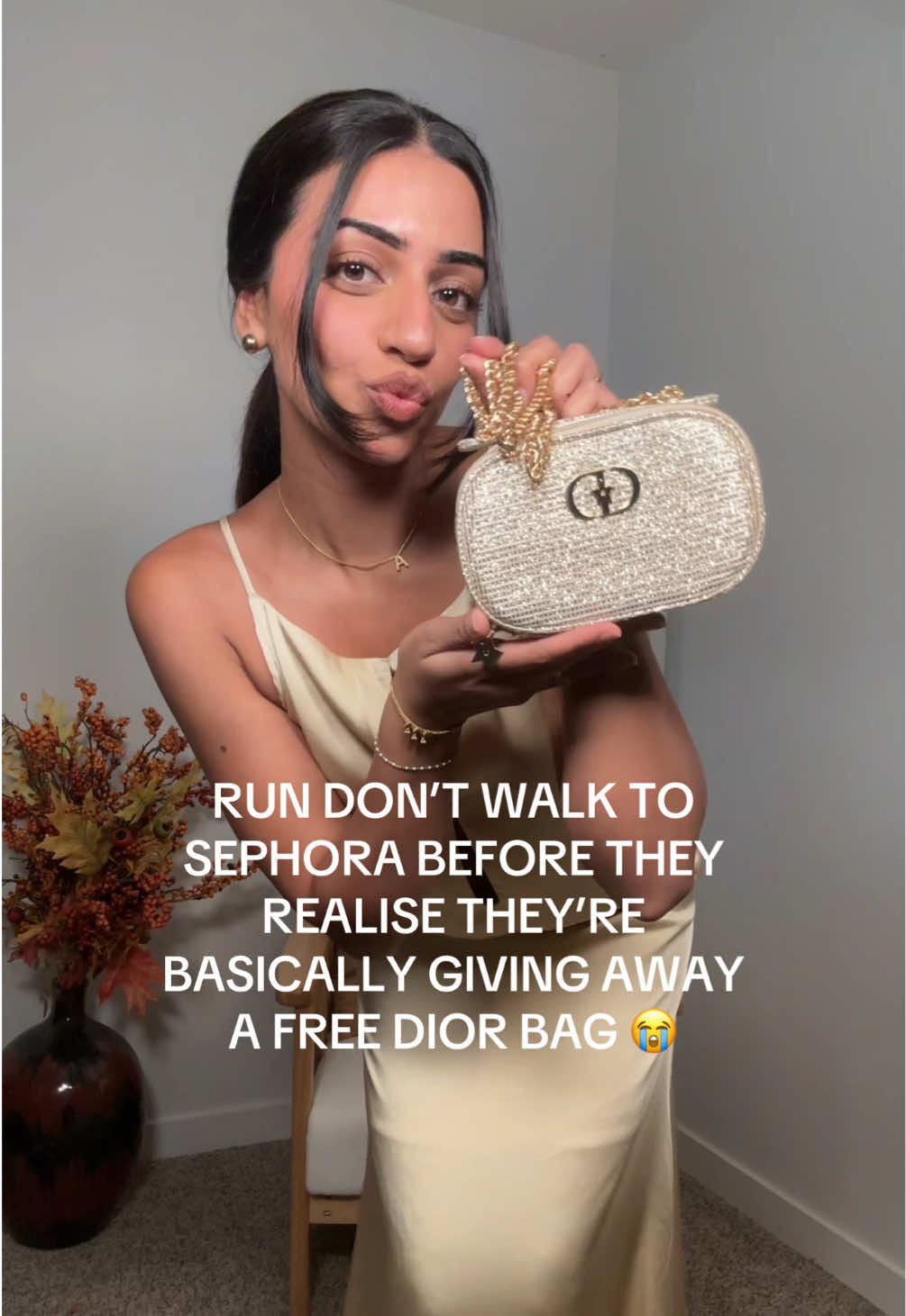 This Dior bag at Sephora?! Be quick girls 😭 #rundontwalk @Diorbeauty  @sephoracanada #fyp #diorbag #sephorahaul 