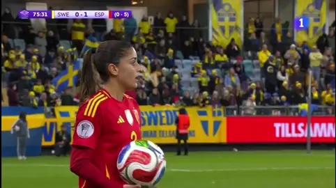 Jana Fernandez highlights against Sweden  A great game so proud of her ! Spain is in the final of the Nation’s League  #janafernandez #jana #woso #spainwomenfootball #fyp 