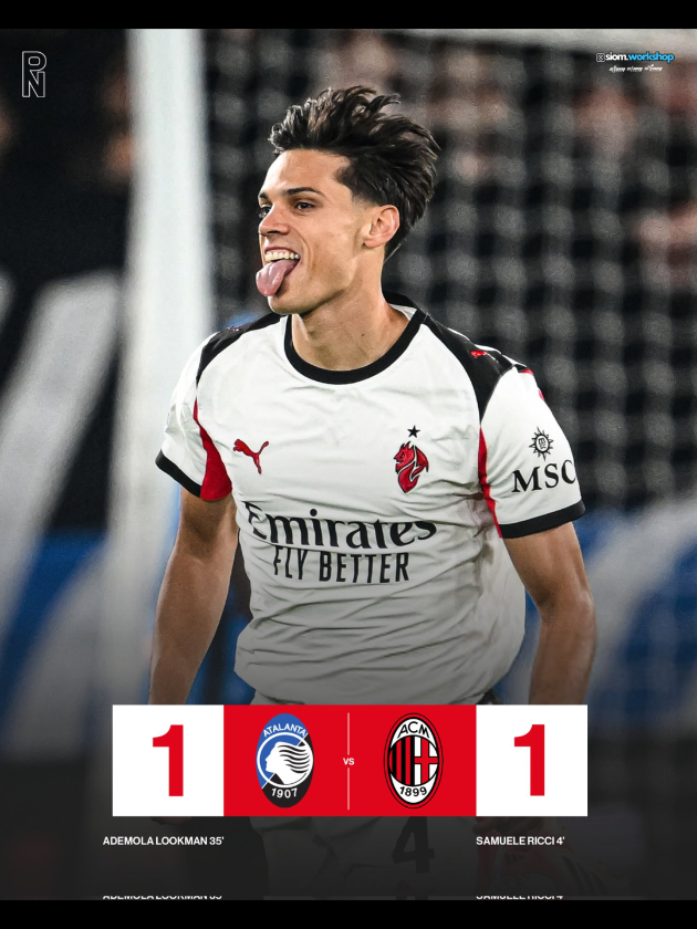 Atalanta 1 Vs 1 AC Milan Draw Agains. Tidak ada apa sejauh ini masih solid 8 pertandingan belum kalah geh sudah bagus. Lini serang masih buntu. Next Vs Roma optimis 3 Point 💪💪💪❤️🖤❤️🖤❤️🖤 #rossoneri #forzamilan #weareacmilan #acmilan #milan 