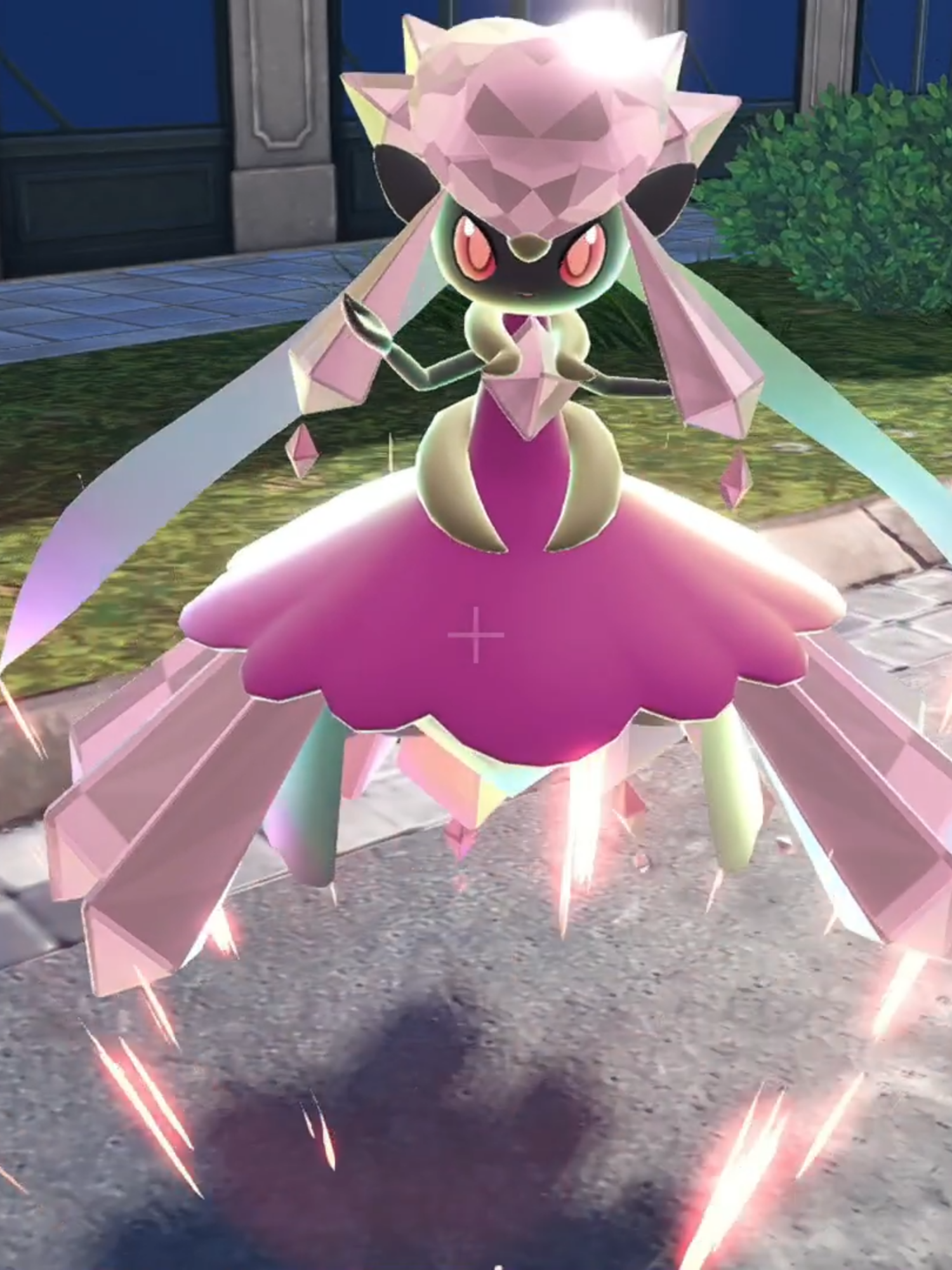 mega diancie's diamond storm in pokemon legends za #pokemonlegendsza #pokemon #diancie
