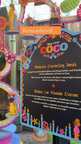 Each name holds a story, a memory, and a piece of love that will always stay with us. 🧡 #RememberMe #Disney #ForeverInOurHearts #DíaDeMuertos #NeverForgotten🧡