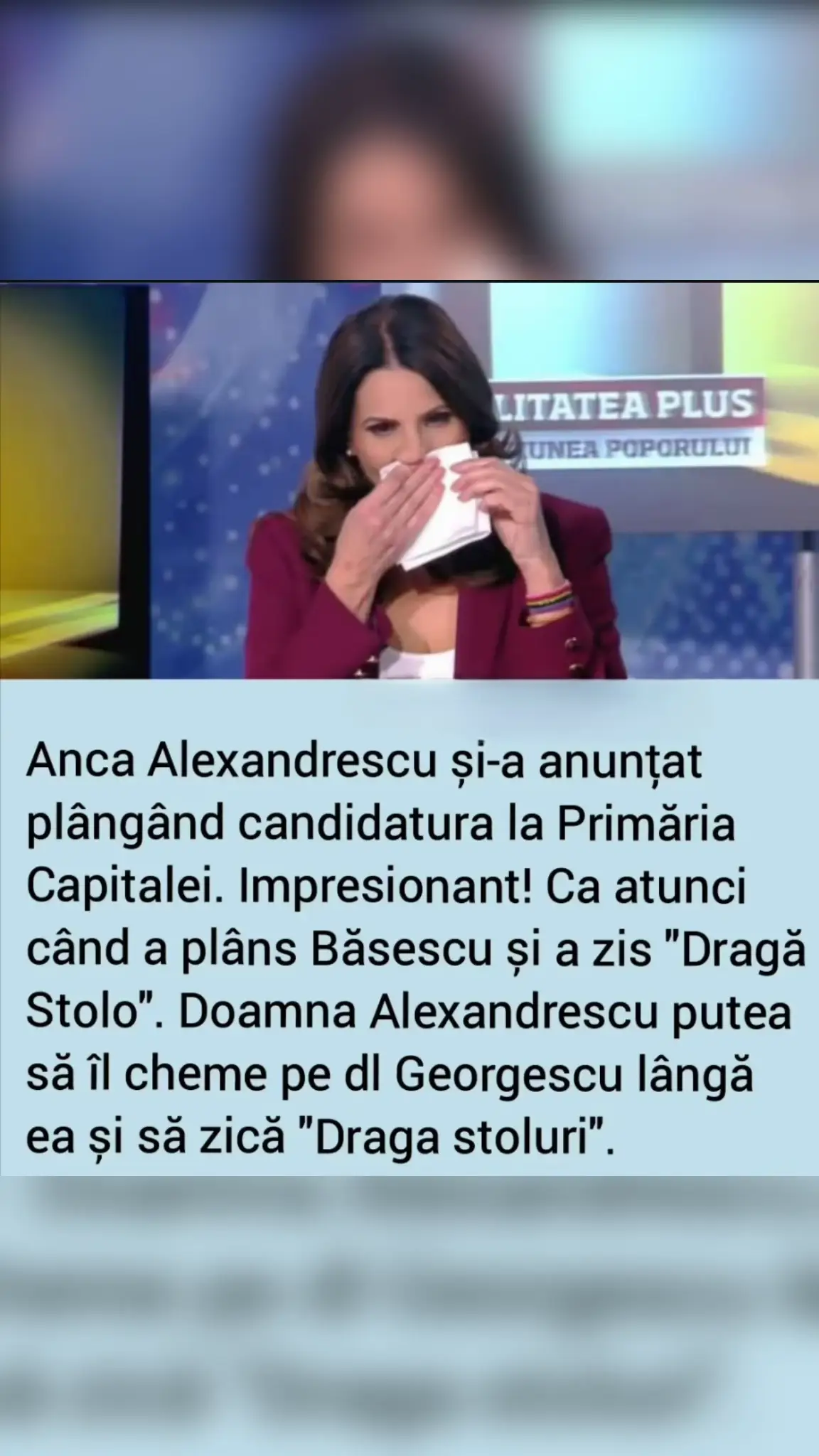#romania #fyp #ancaalexandrescu #realitatea #foryourpages 