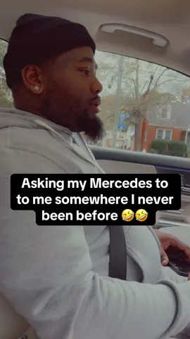 Asking my Mercedes to take me somewhere I never been before in Virginia 🤣🤣🤣 y’all gotta watch to the end #therobinsonfamiily 