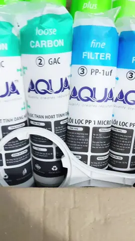 Bộ 8 lõi lọc AQUA lõi số 1 = 4 lỗi 2 =2 lỗi 3=2 #mytientaphoa #loiloc #loilocnuoc123 #loilocnuoc #loilocnuocaqua 