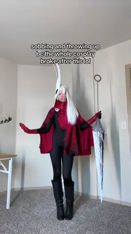 begging on my hands and knees for cosplay money to just fall into my lap…alas i will keep dumpster diving for my parts😅 #hornetcosplay  #hollowknightsilksong #hollowknightcosplay #silksong #gamergirl💕 