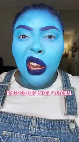 Hands Up, Cash Out 😠💰🫴🏽 The Gross Sisters Halloween Makeup 💙🩵 #makeuptok #blackgirlmakeup #blackgirlmakeuptutorial #blackgirlmakeupvideos #blackgirlcontentcreator #thegrosssisters #grosssisters #halloween #halloweenmakeup #cartoonmakeup 