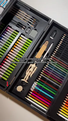 Ce coffret est impressionnant 🤩 #offrepourtoi #blackfriday #apprendre #art #dessin 