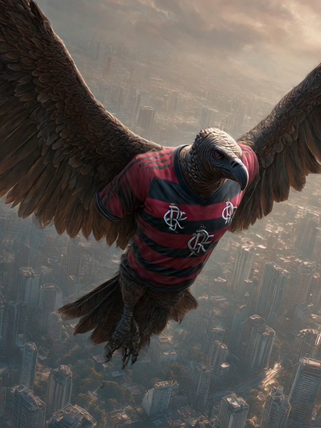 um_urubu_musculoso_com_a_camisa_do#flamengo #libertad #brasileirao #fifa