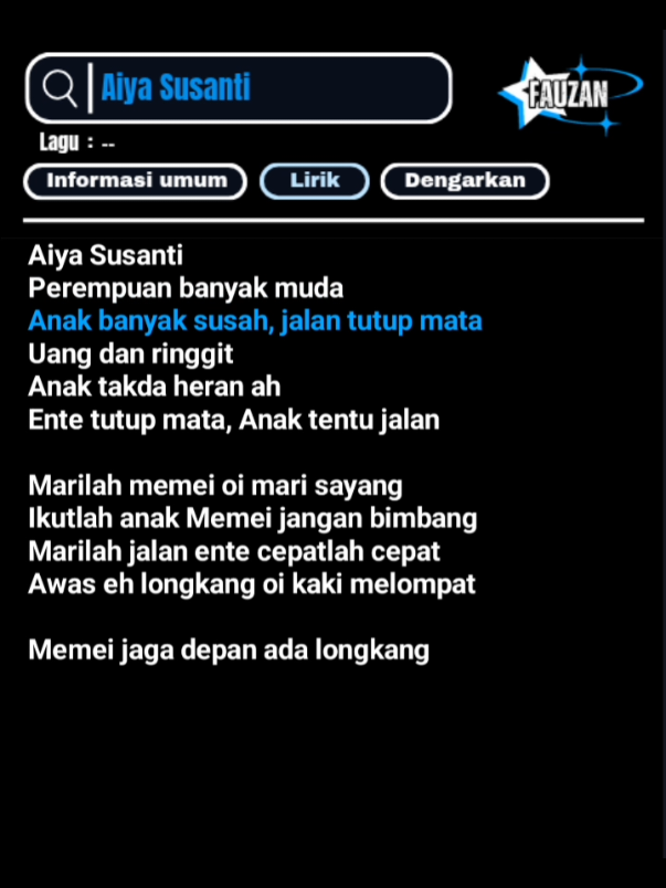 Aiya Susanti  #lagu #laguviral #liriklagu #storylagu #sedangtrending 
