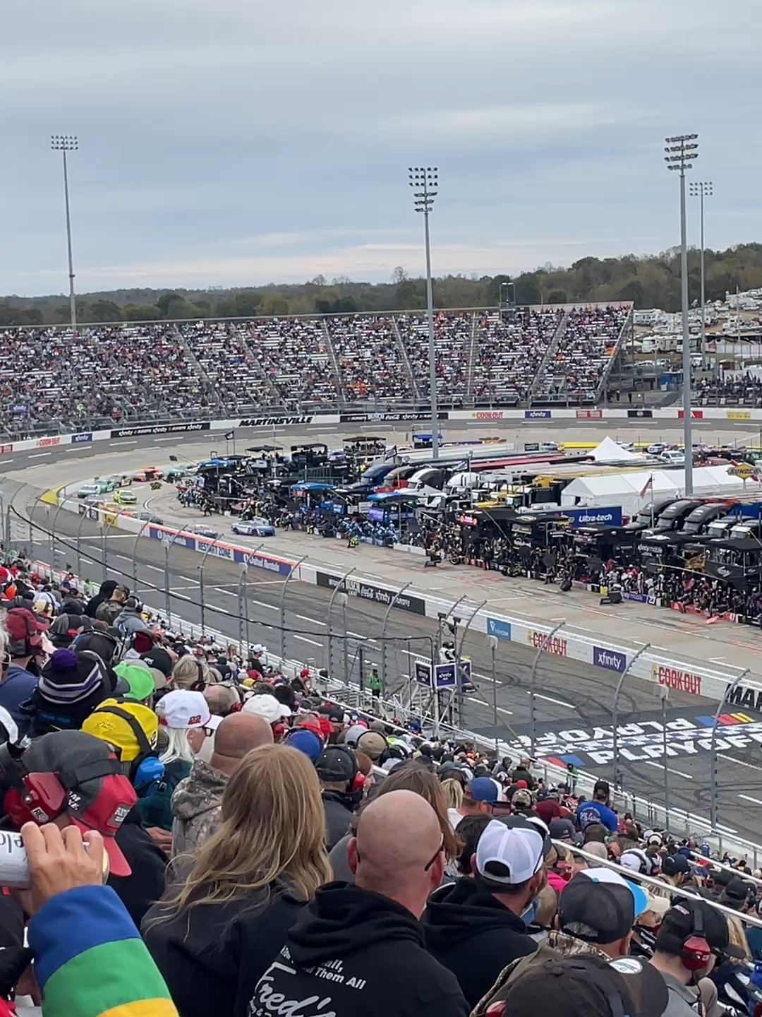 Caution Out: William Byron, Kyle Larson, Denny Hamlin & More Hit Pit Road | NASCAR Cup Series Playoffs | Martinsville Speedway | October 2025 A caution flag waves at Martinsville Speedway, bringing the Cup Series playoff contenders to pit road for fresh tires and adjustments. William Byron, Kyle Larson, and Denny Hamlin lead the group in for service as crews scramble to gain track position before the next restart. 🔧 Pit Stop Highlights: Byron’s No. 24 team looking for a quick four-tire stop Larson’s crew making minor handling adjustments Hamlin’s team strategizing to stay in the top five 🏁 The playoff drama continues as teams prepare for the next green flag run on the tight half-mile bullring! #WilliamByron #KyleLarson #DennyHamlin #NASCAR #CupSeries #Martinsville #Playoffs #PitStops #Caution #RaceFanReels#racefanreels #motorsports #racehighlights #RaceFanReels #RaceClips #nascar