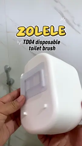Ito na ang gamitin mo, go! #toilet #disposablebrush #TD04 #cleaning #zolele 