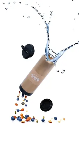 Sip like a beast, snack like a champ—this bottle’s your gym sidekick: crystal-clear H2O upstairs, protein-packed power bites downstairs. Crush that workout, refuel on the fly, and flex those gains while the haters stay thirsty. You’re not just hydrated, you’re UNSTOPPABLE. 💦💪🥜 #SweatSnackSucceed 