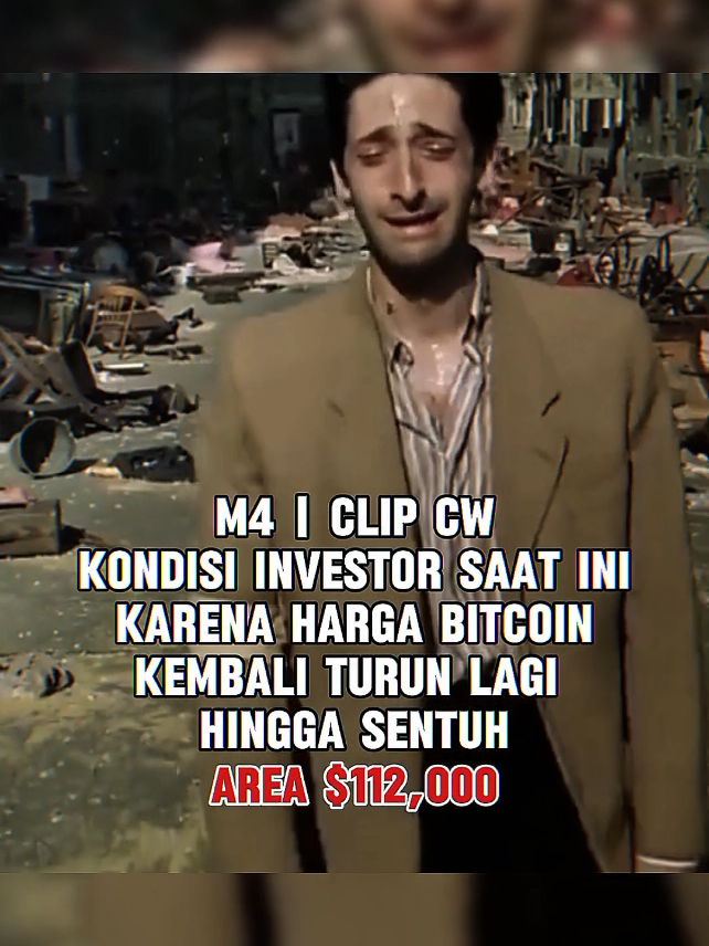 Investor panik, harga Bitcoin kembali turun lagi ke area $112,000. Terpantau market crypto mengalami penurunan yang cukup dalam. #cryptowave #bitcoin #crypto #viral #fyp 