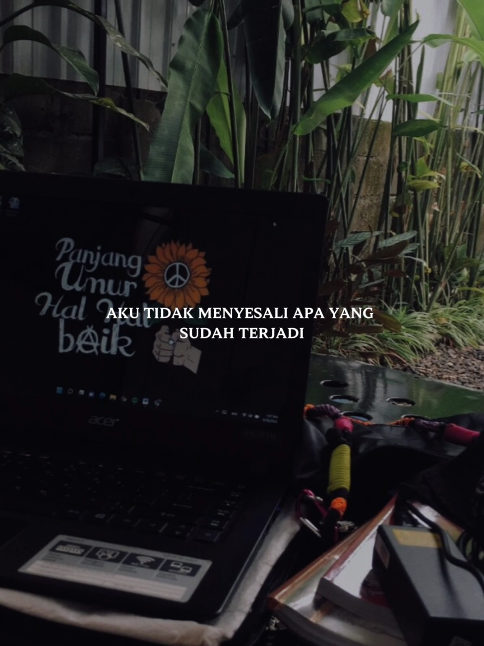 Aku tidak menyesali apa yang sudah terjadi #katakata #trend #foryou #storykatakata #berandakamu 