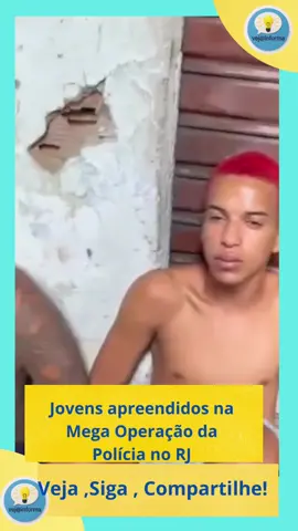 🚨 Mega operação no Rio: vários jovens são apreendidos em uma das maiores ações do ano! #OperaçãoRJ #NotíciaUrgente #Vej@Informa