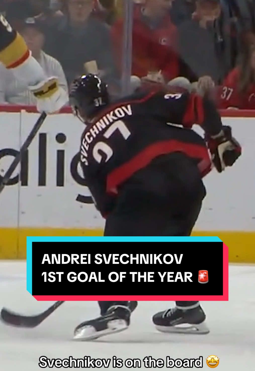 Svechnikov is in the goal column 😤 #NHL #AndreiSvechnikov #sports #CarolinaHurricanes #hockey