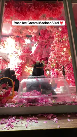 Rose Ice Cream Madinah Viral❤️  Btw ini yg di masjid Quba ya, harganya 15rial (Rp 67.500)  10000000/10 WAJIB bgt di cobain!!! #umroh2025 #umrohmurah  #umrohmandiri #madinah #masjidquba 