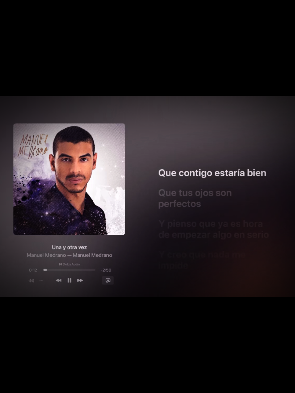 Una Y Otra Vez - 🇨🇴 Manuel Medrano 🇨🇴 #🇨🇴 #dedicar #manuelmedrano #lyrics #lyricsvideo @Manuel Medrano 