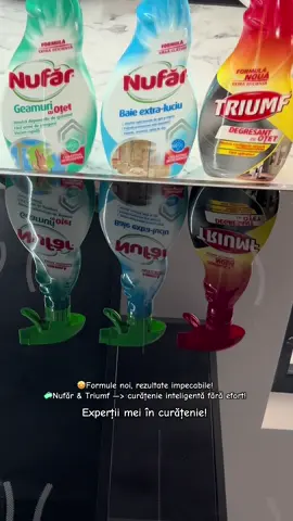 Curățenia de toamnă este acompaniată de Nufăr și Triumf —experții mei în curățenie! 🧼 🪞Nufăr Geamuri cu oțet  🧽 Nufăr Baie extra-luciu  ⚡️Triumf Degresant cu oțet  Voi ați încercat acest trio? 👀 @BUZZStore @Nufarsitriumf #BUZZ_NufarTriumf #NufarTriumf #CuratenieInteligenta #CurateniaSeSimteAcasa #CuratenieFormulaOtet 