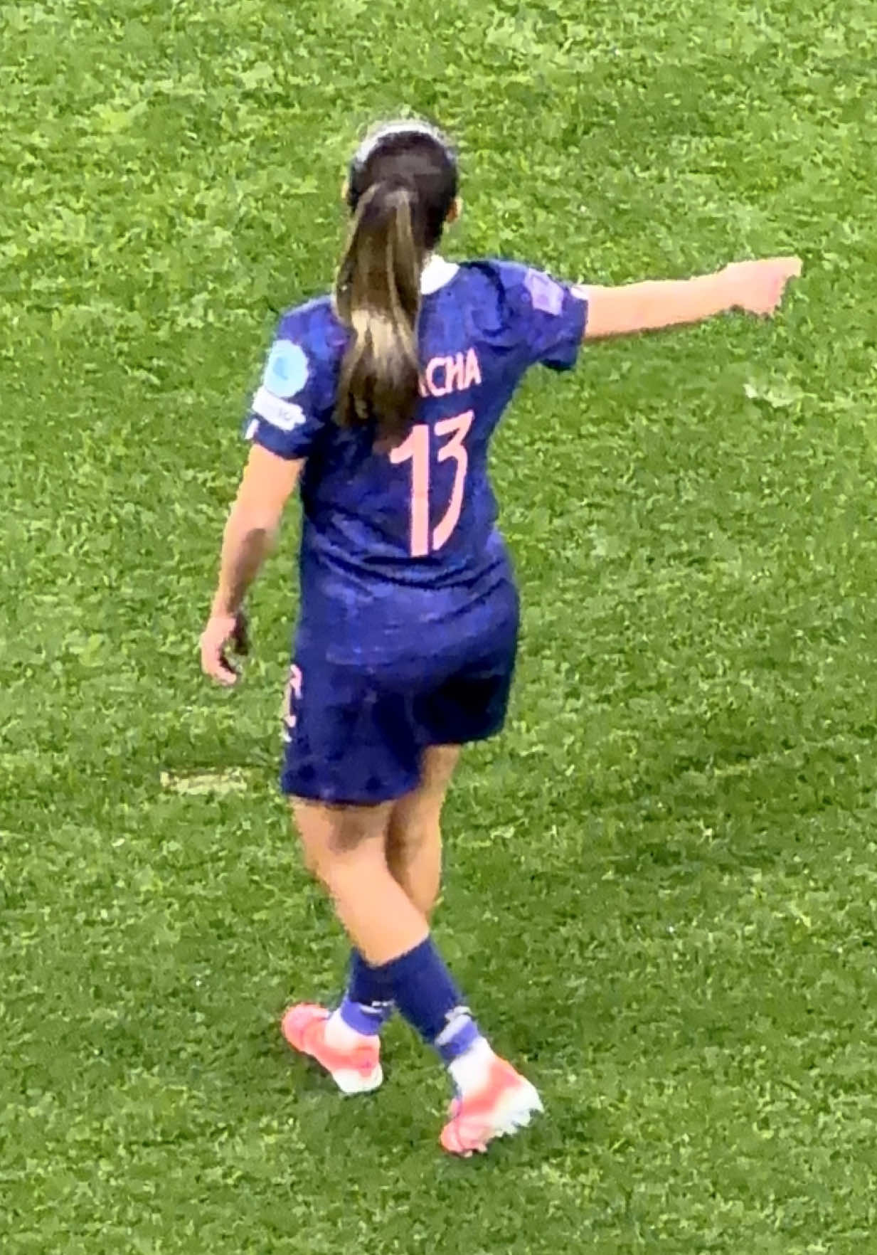 Selma Bacha 🇫🇷🦁 vs Allemagne 🇩🇪  Demie finale France vs Allemagne femme ⚽️ @Selma Bacha  #france #deutschland #ol #nationsleague #footballtiktok 