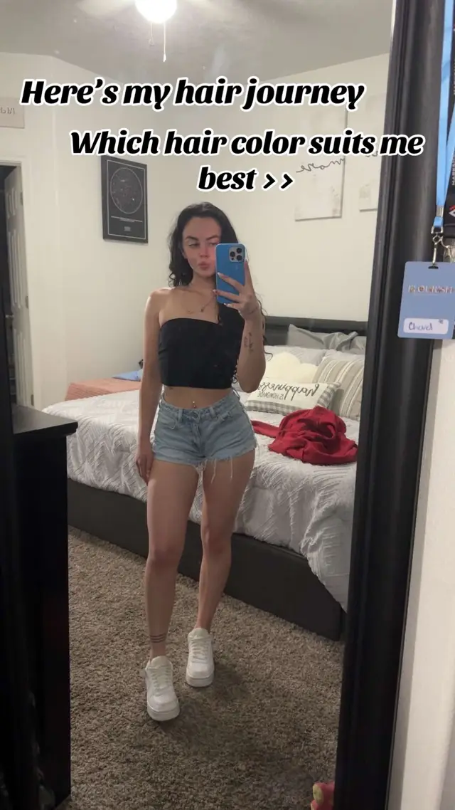 I saw this trend and had to participate 😛 #hair #fyp 