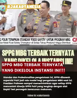 Ternyata pengelolaan MBG terbaik di Indonesia datang dari instansi yang satu ini!  SPPG MBG yang dikelola di bawah supervisi Polri jadi panutan nasional berkat profesionalitas dan standarnya yang tinggi. Bahkan Presiden Prabowo disebut memuji kinerja mereka dan mendorong agar SPPG lain meniru sistem ini  Lengkap, higienis, dan punya alat Rapid Test khusus buat mencegah keracunan makanan. Gak heran kalau hasilnya jadi benchmark nasional! #foryoupage #polripresisi #sppg #mbg #viralvideo 