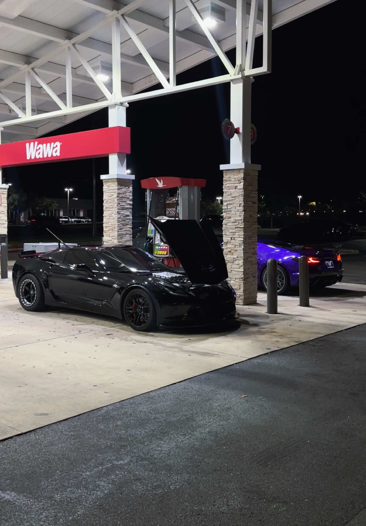 let’s roll #carsoftiktok #corvette #z06 #wawa 
