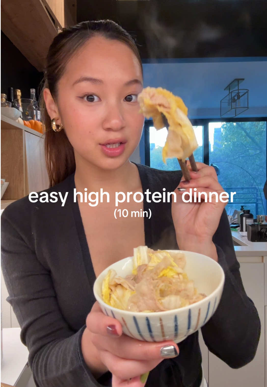 so yummy 😋 mille feuille nabe #easydinner #dinneridea #hotpot #millefueillenabe #highprotein 