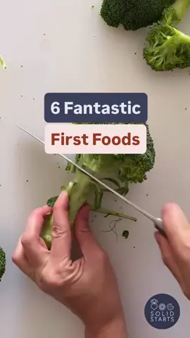 Good News:  baby’s first food can be almost anything! Try not to stress about choosing your baby’s first foods. Just choose foods that you enjoy or ones you’re interested in offering, determine if it’s an allergen, and then check out how to serve it safely in the Solid Starts App…and then, go! 🎉 Need more help? We’ll guide you through baby’s first one hundred foods with daily instructions when you get an annual subscriptions to the Solid Starts App.  Learn more at the link in bio 🤍 #babyledweaning #firstfoods #solidstarts #6monthsold #blw  