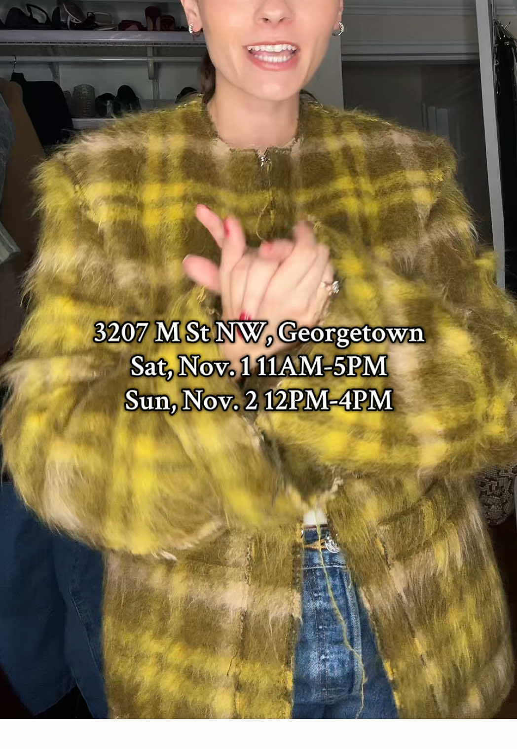 come shop my closet this weekend Nov 1-2 at 3207 M St NW ! #dcclosetsale #dctiktok #dcevents #closetsale  @thesecondstorydc 