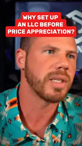 WHY SET UP AN LLC BEFORE PRICE APPRECIATION? #CryptoCommunity