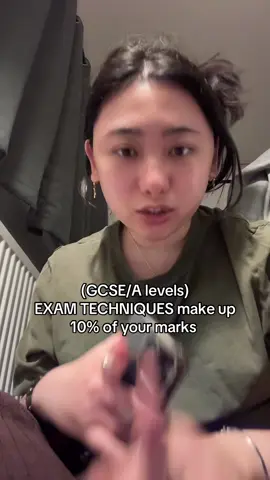 Don’t sleep on exam techniques #study #studytok #alevels #gcses #halfterm 