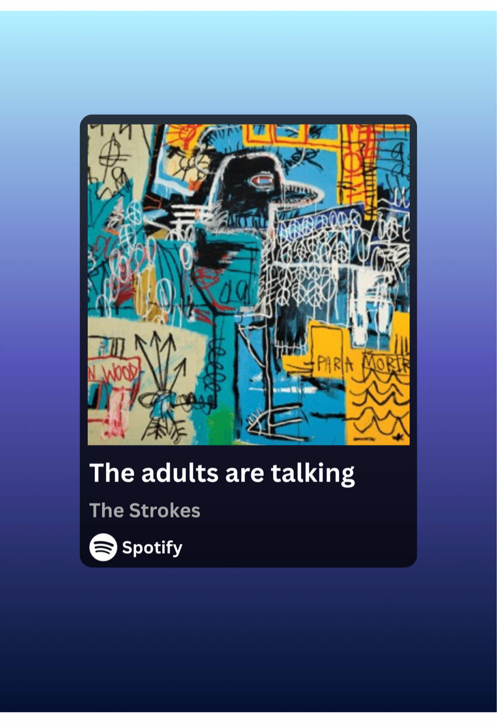 The adults are talking | #songs #lyrics #music #life #thestrokes
