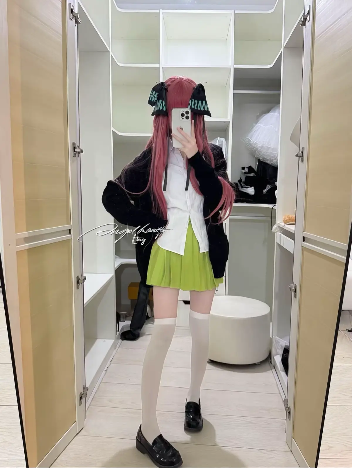 Ui tất trắng nè😝🧸🧸#xuhuong #cosplays #nakanonino #douyin抖音 #fypツ 