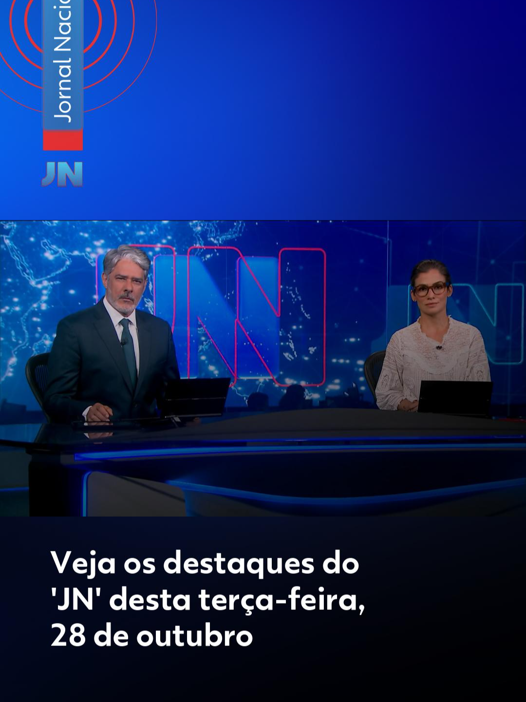 Veja os destaques do #JornalNacional desta terça-feira, 28 de outubro #g1 #JN #tiktoknoticias