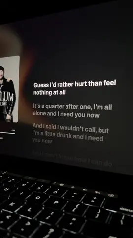 Than feel nothing at all… 😖 #needyounow #ladyA #lyrics #lipsync 