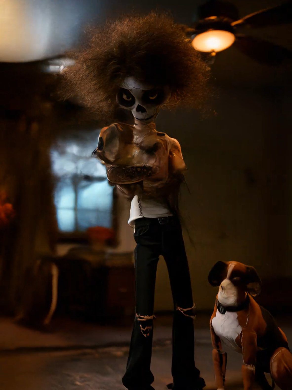 my boys #efeitohalloween #bully #blinddog #@DJ 