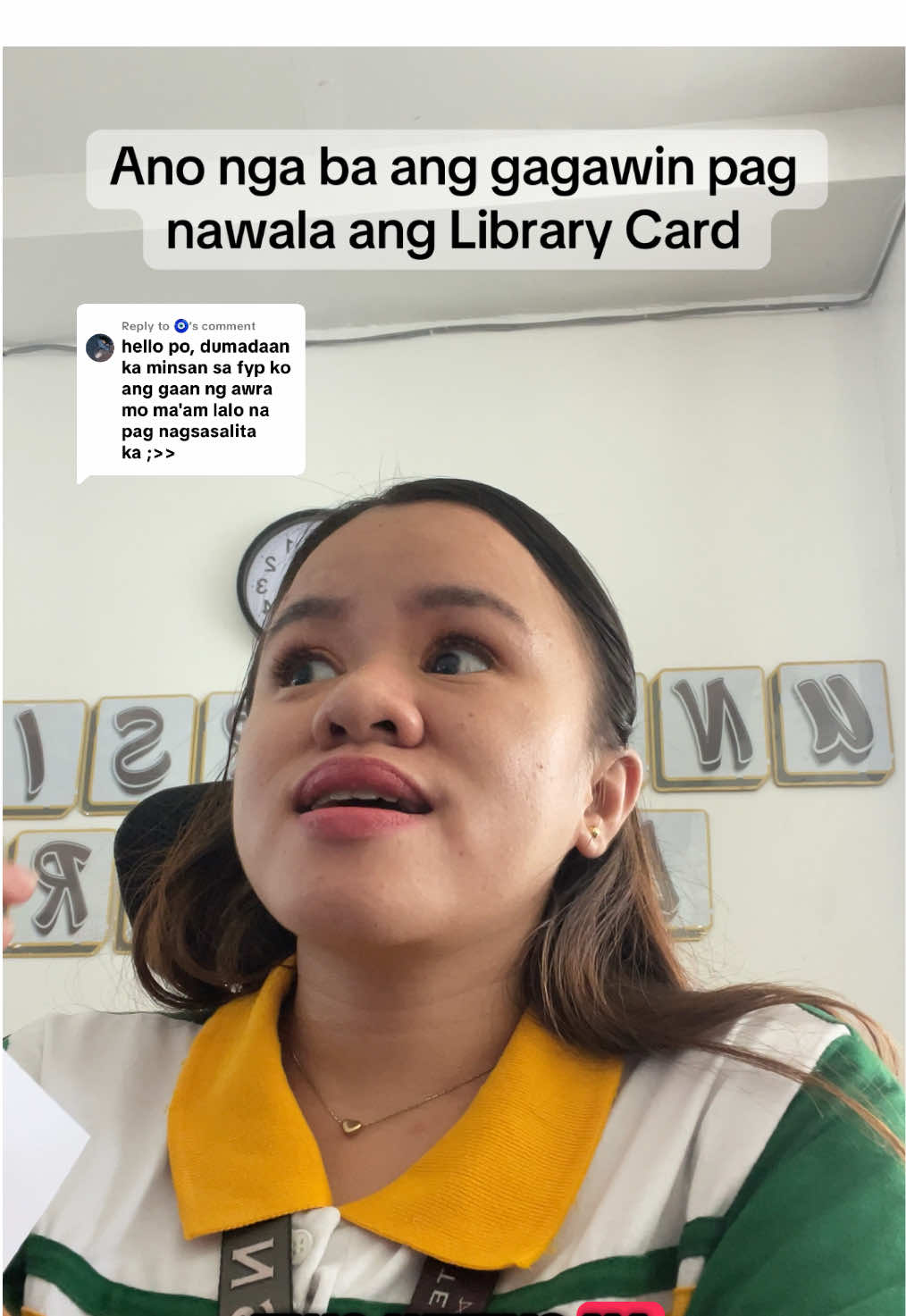 Replying to @🧿 Ano nga ba ang gagawin pag nawala ang Library Card? #library #staff #bunso #books #librarian 