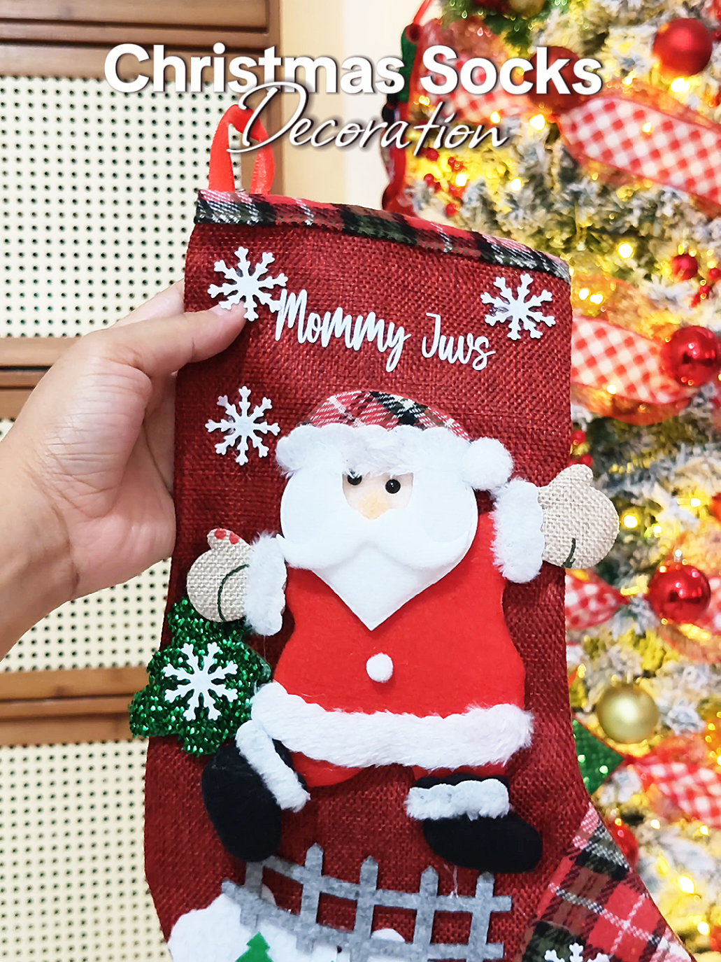 LINK HERE👉@𝗠𝗼𝗺𝗺𝘆 𝗝𝘂𝘃𝘀🌻 Grabe sa quality tong Christmas Socks Decor 😍🧦🎄✨ Christmas Socks decoration Christmas tree Christmas lights Christmas decorations set Christmas song #christmassocks #ChristmasDecor #Christmasligthdecoration #christmastiktok #christmas🎄 