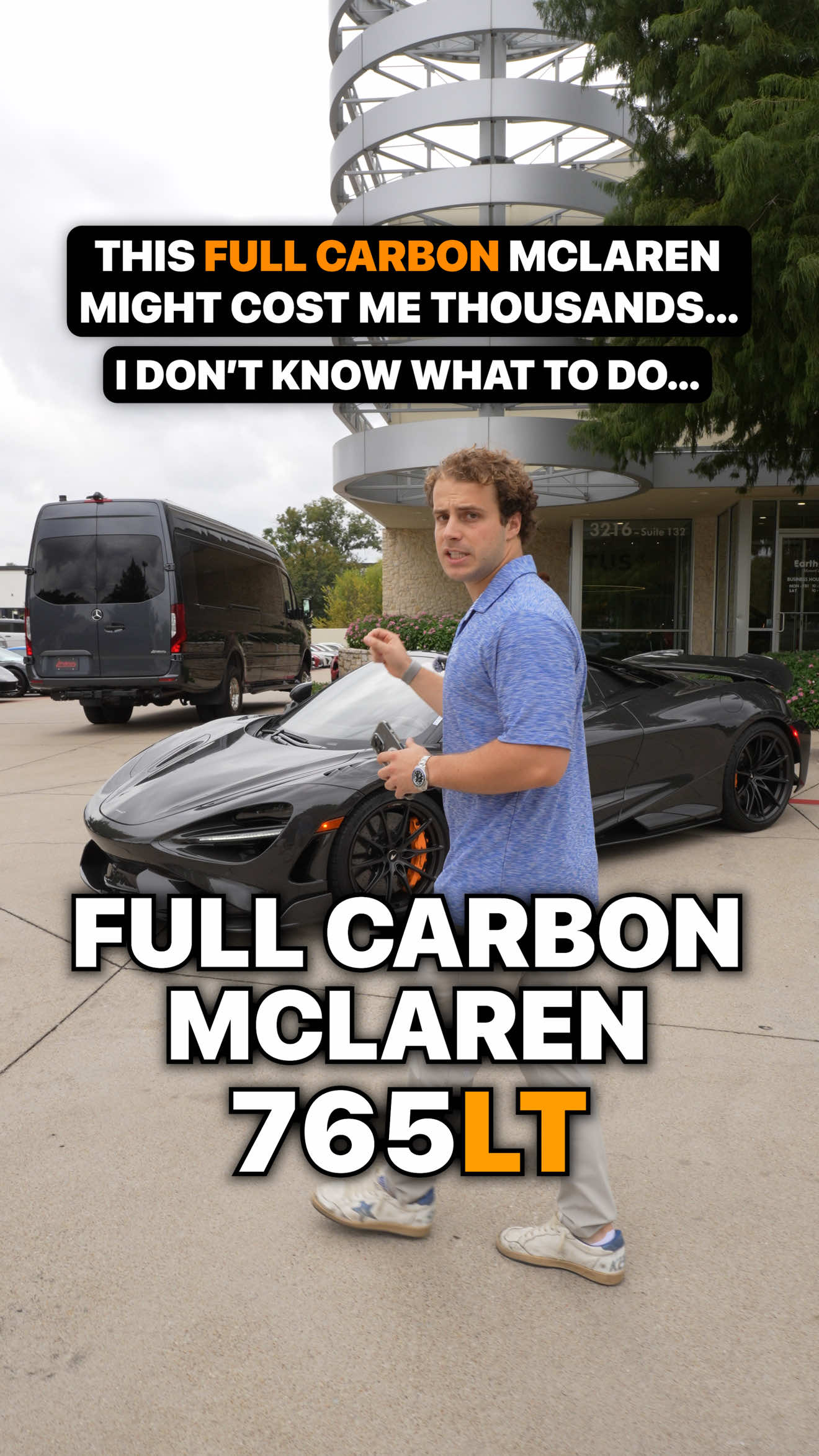 Just took this 1 of 5, McLaren 765LT Spider in! Trying to see if we can flip it before it hits the lot. Hooked my boy Antonio up once again, the next owner of this car is going to love it! I should of added an extra $20,000 fee for the EcomSideHustsle celebrity ownership! How do you think we did? #sales #dealership #cars #mclaren #765lt