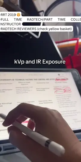 kVp and IR exposure #fyp #rrt #radtech #radtechstudent 