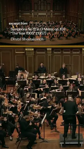 Stefan Asbury conducts the NEC Philharmonia in a performance of Shostakovich’s Symphony No. 11, “The Year 1905,” in October 2024.